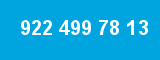 922 499 78 13 922 499 78 13